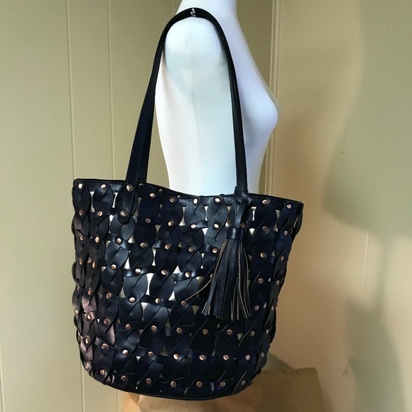 patricia nash twisted braid mizzana tote